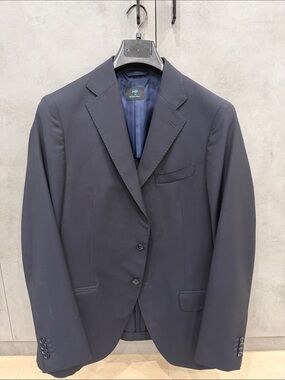 Men's Dark Navy Two-Button Sport Coat
